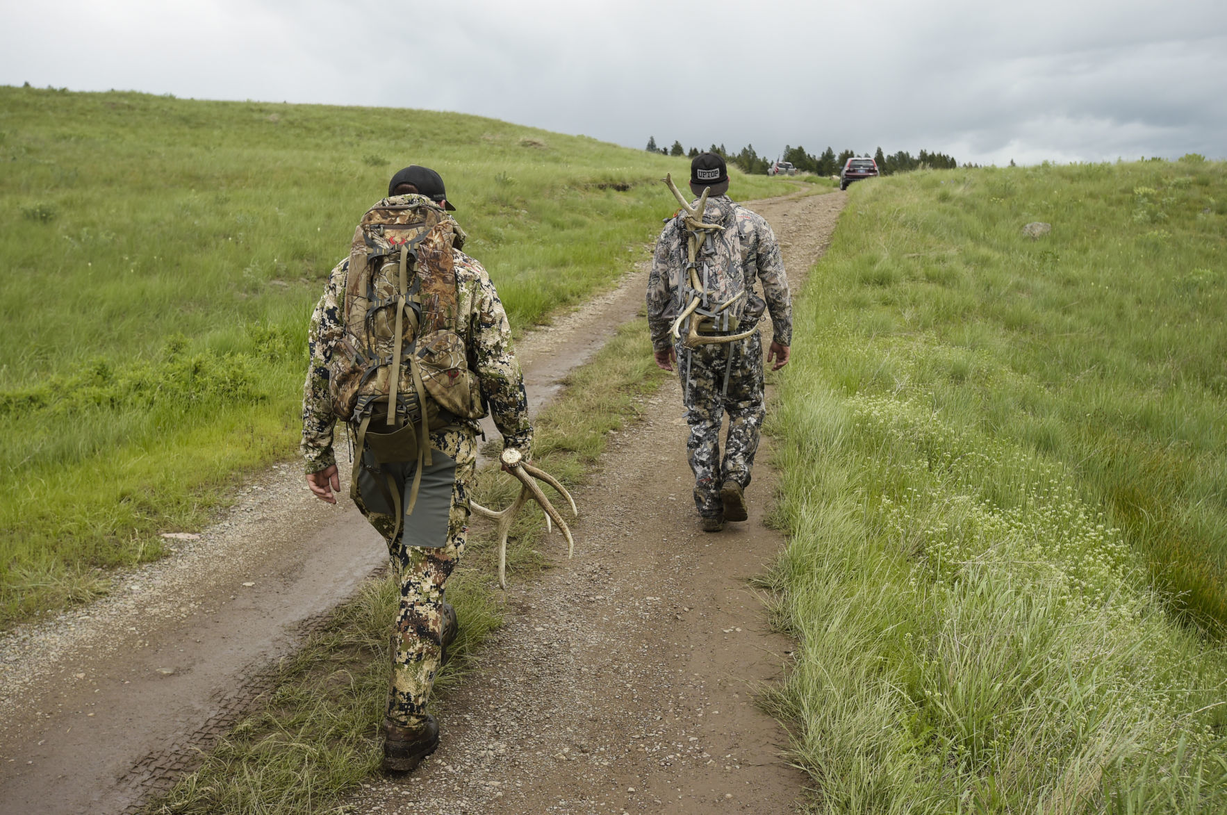 Throngs of people scoured the Blackfoot-Clearwater Wildlife Management Area